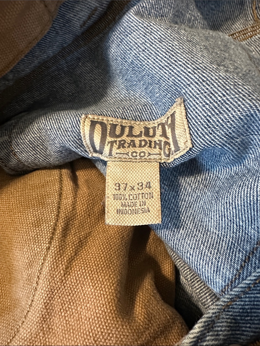 Duluth Trading Co Men's Straight-Leg Blue Jeans 37x34 - Picture 13 of 13
